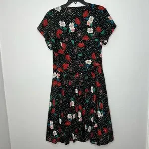 open lace back dress The Red V Neck Polka Dot Lace Ruched Maxi Dress - Women's Navy Polka Dot  Cap Sleeve Dress - Red - Dresses